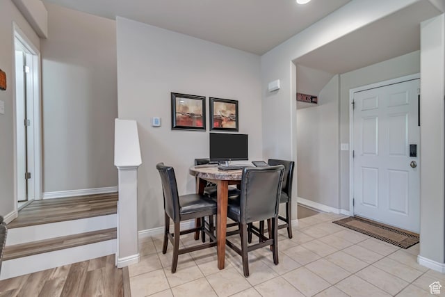 5436 W Brentford Ct, West Valley City, UT 84120 - dining space featuring baseboards and recessed lighting