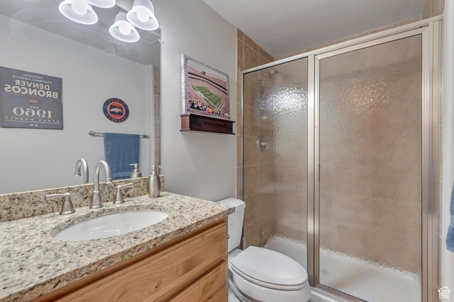 5436 W Brentford Ct, West Valley City, UT 84120 - full bathroom featuring vanity and a shower stall