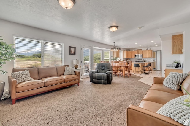5149 W Rendezvous, Mountain Green, UT 84050 - living area with light colored carpet and recessed lighting