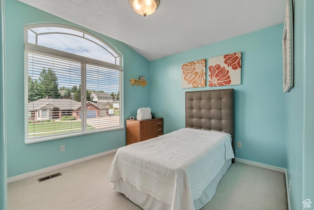 5149 W Rendezvous, Mountain Green, UT 84050 - carpeted bedroom with baseboards and vaulted ceiling