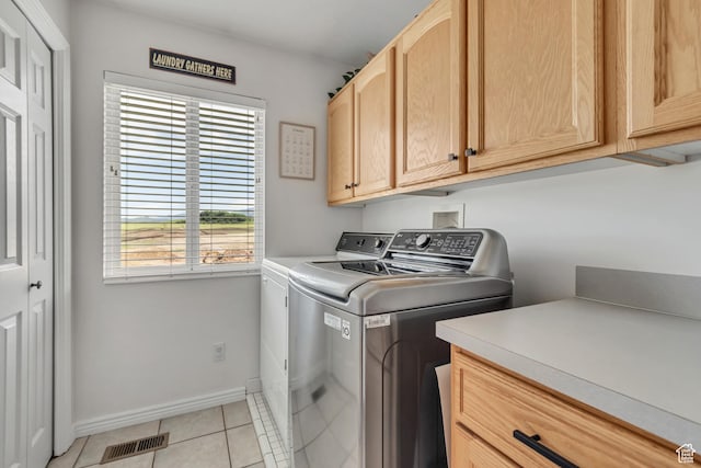 5149 W Rendezvous, Mountain Green, UT 84050 - washroom with cabinet space, independent washer and dryer, and light tile patterned floors