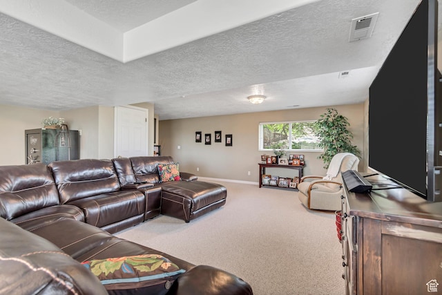 5149 W Rendezvous, Mountain Green, UT 84050 - living area featuring carpet flooring and a textured ceiling