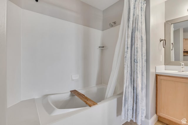 9209 N Prairie Dunes Way, Eagle Mountain, UT 84005 - full bath with shower / bath combination with curtain and vanity