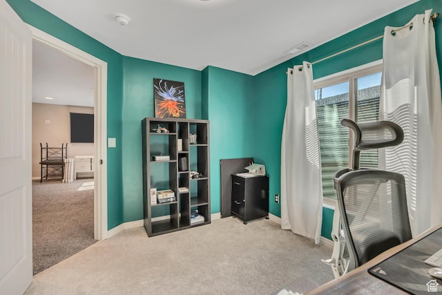 9209 N Prairie Dunes Way, Eagle Mountain, UT 84005 - carpeted home office featuring baseboards