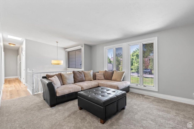 1543 E Spring Run Dr, Salt Lake City, UT 84117 - carpeted living room featuring baseboards