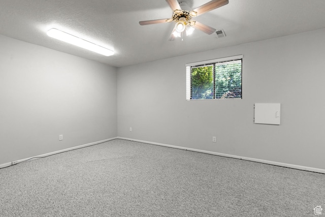 2522 E 1950 N, Layton, UT 84040 - carpeted empty room featuring ceiling fan and a textured ceiling