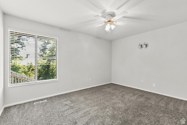 2522 E 1950 N, Layton, UT 84040 - unfurnished room with carpet floors and ceiling fan