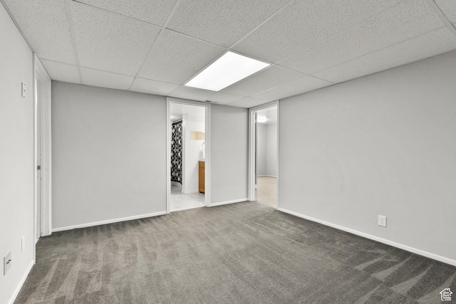 2522 E 1950 N, Layton, UT 84040 - finished below grade area with carpet flooring and a drop ceiling