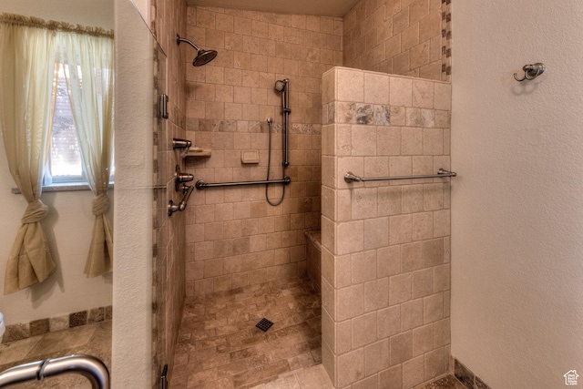 466 W Wingate Ave, Moab, UT 84532 - bathroom featuring a tile shower