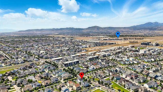 5254 W Burntside Ave, South Jordan, UT 84009 - aerial perspective of suburban area featuring mountains