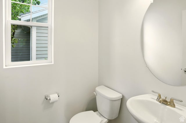 5254 W Burntside Ave, South Jordan, UT 84009 - half bathroom with a sink and toilet