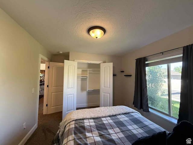 420 N Josephine Ln, Price, UT 84501 - bedroom featuring a textured ceiling, a closet, and carpet flooring