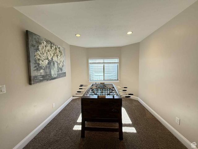 420 N Josephine Ln, Price, UT 84501 - game room featuring carpet flooring and recessed lighting