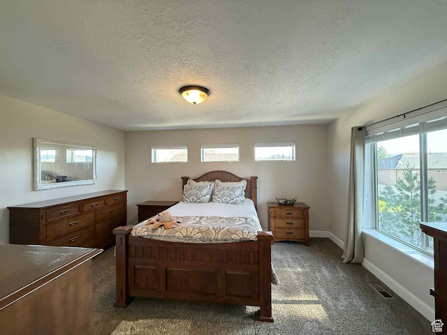 420 N Josephine Ln, Price, UT 84501 - carpeted bedroom featuring multiple windows and a textured ceiling