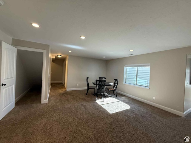 420 N Josephine Ln, Price, UT 84501 - carpeted dining space featuring baseboards and recessed lighting