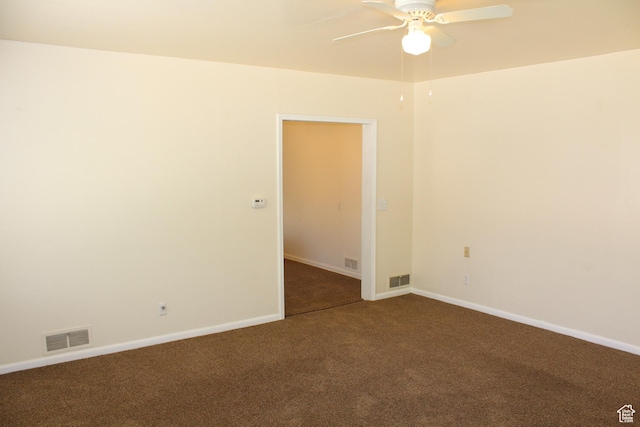 2342 S Van Buren Ave E, Ogden, UT 84403 - carpeted spare room with a ceiling fan and baseboards