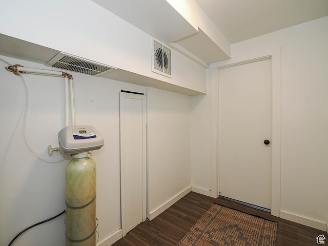 2512 E Redondo Ave S, Salt Lake City, UT 84108 - below grade area with dark wood-type flooring and baseboards