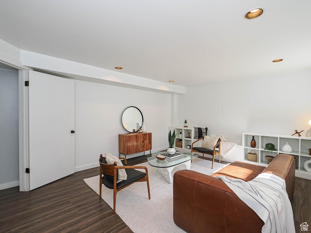 2512 E Redondo Ave S, Salt Lake City, UT 84108 - living room featuring wood finished floors and recessed lighting