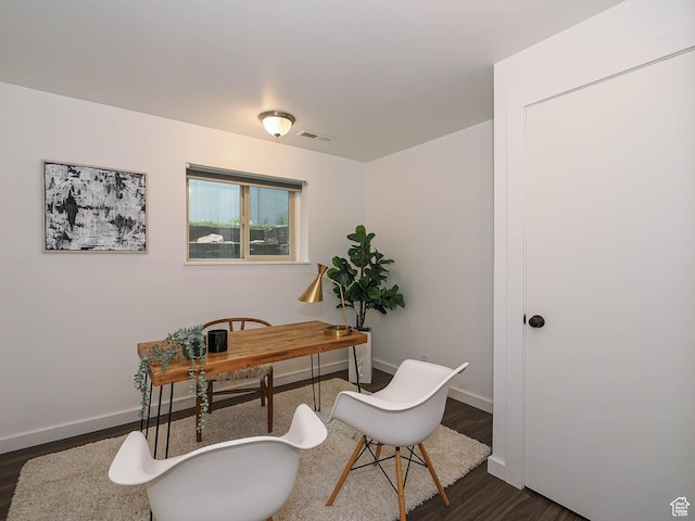 2512 E Redondo Ave S, Salt Lake City, UT 84108 - office space with dark wood-type flooring and baseboards