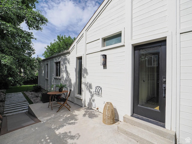 2512 E Redondo Ave S, Salt Lake City, UT 84108 - view of patio / terrace featuring entry steps