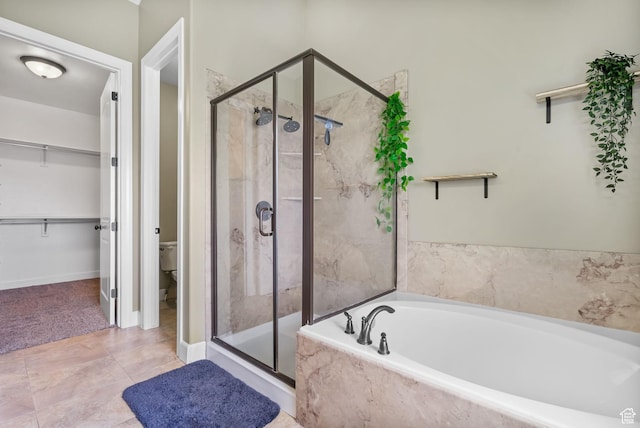 998 W 950 N, Orem, UT 84057 - bathroom with a bath, a shower stall, and a walk in closet