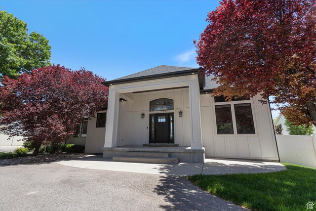 11989 S 3600 W, Riverton, UT 84065 - view of front of property featuring roof with shingles and board and batten siding