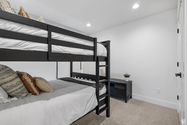 615 E 100 S Unit 1, Salt Lake City, UT 84102 - bedroom with carpet floors and recessed lighting