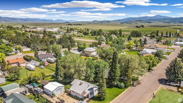 331 Chateau Thierry St, Soda Springs, ID 83276 - aerial perspective of suburban area featuring a mountain backdrop