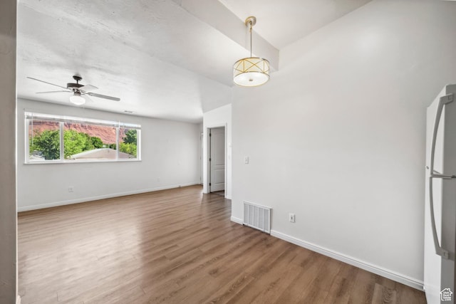 35 E 600 S Unit B202, Ivins, UT 84738 - empty room with wood finished floors and ceiling fan