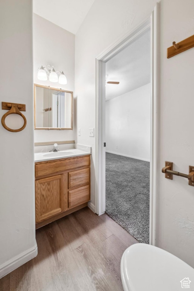 35 E 600 S Unit B202, Ivins, UT 84738 - bathroom with vanity and wood finished floors