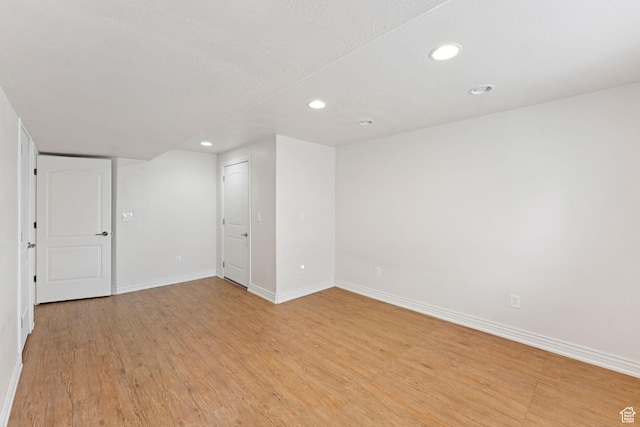 2828 W Gentile St, Layton, UT 84041 - spare room with recessed lighting and light wood-style floors