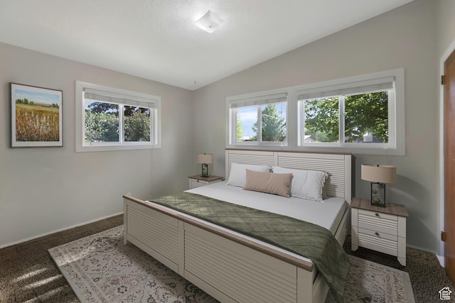 421 S 90 W, Richmond, UT 84333 - bedroom with vaulted ceiling and carpet floors