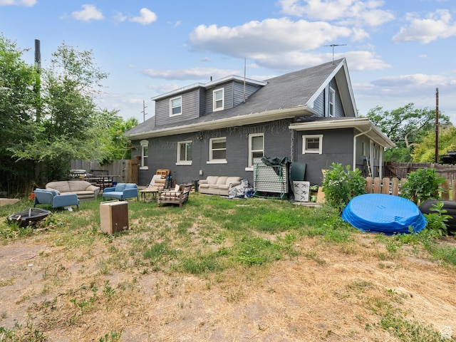 509 E 800 S, Salt Lake City, UT 84102 - rear view of house featuring outdoor lounge area