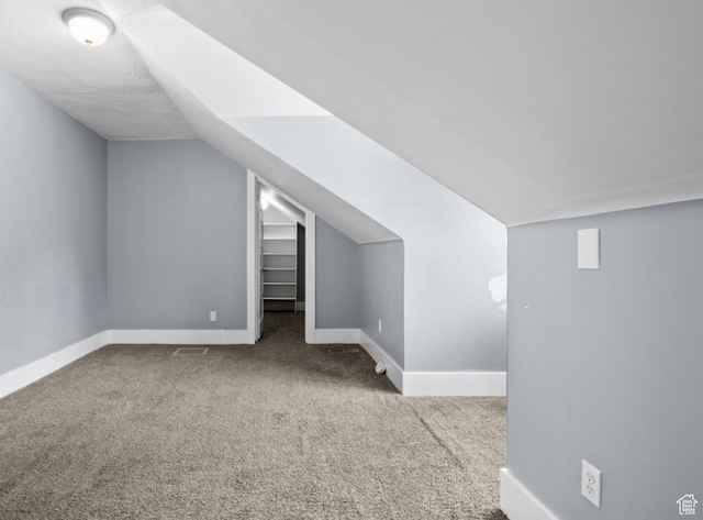 509 E 800 S, Salt Lake City, UT 84102 - additional living space with carpet and lofted ceiling