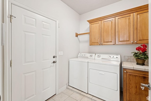 1369 E Farm Dr, Murray, UT 84117 - washroom with cabinet space, independent washer and dryer, and light tile patterned floors