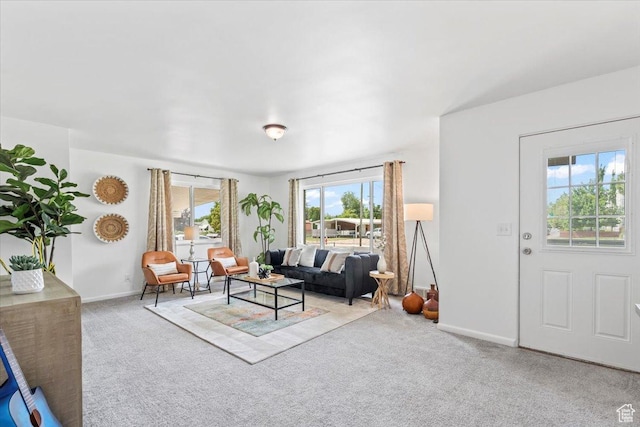 535 W Fern Dr, Midvale, UT 84047 - living area with carpet and baseboards