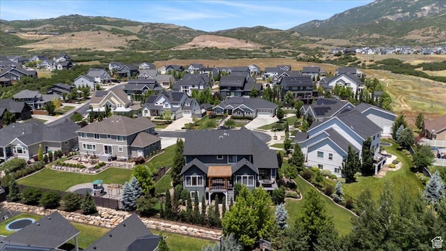 6221 W Applecross Cir, Highland, UT 84003 - aerial perspective of suburban area featuring mountains