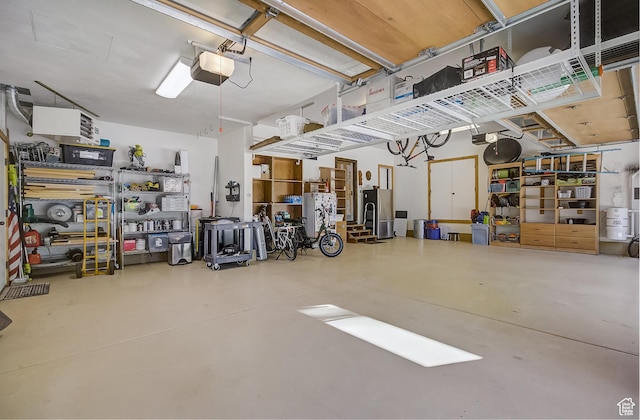 4896 Last Stand Dr, Snyderville, UT 84098 - garage featuring a garage door opener