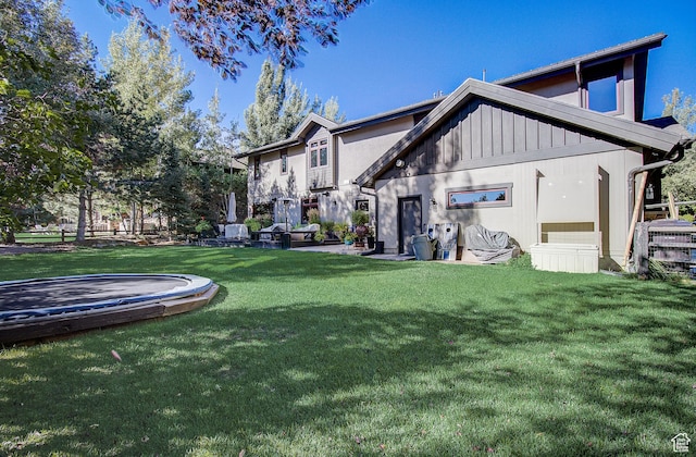 4896 Last Stand Dr, Snyderville, UT 84098 - back of property with a lawn