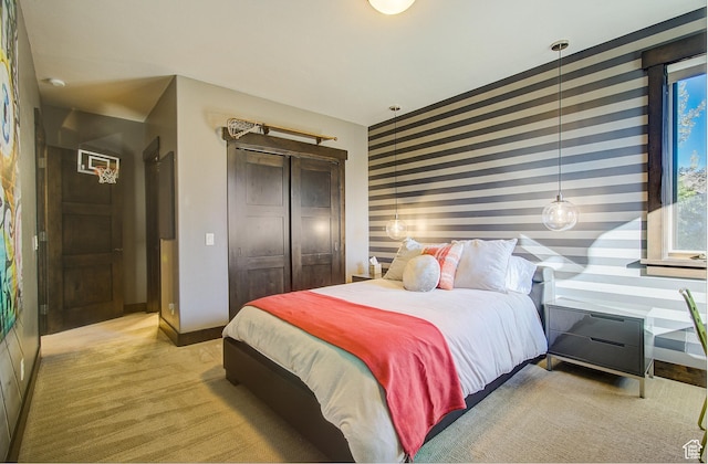 4896 Last Stand Dr, Snyderville, UT 84098 - bedroom featuring light carpet and a closet