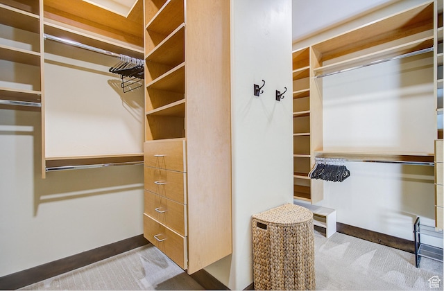 4896 Last Stand Dr, Snyderville, UT 84098 - walk in closet featuring carpet flooring