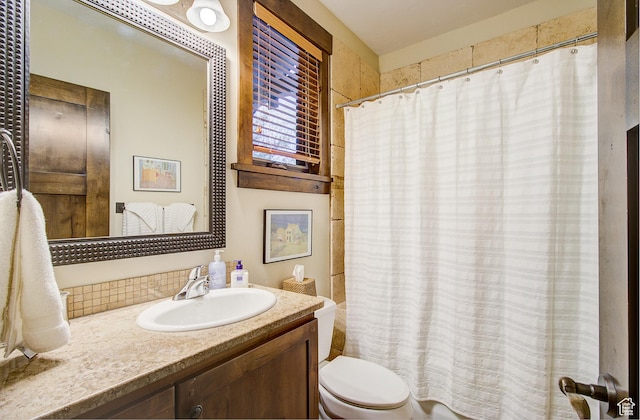 4896 Last Stand Dr, Snyderville, UT 84098 - bathroom featuring vanity and a shower with curtain