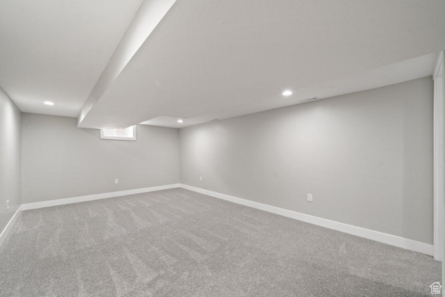 1856 N Alder St, Layton, UT 84041 - finished below grade area with recessed lighting and carpet