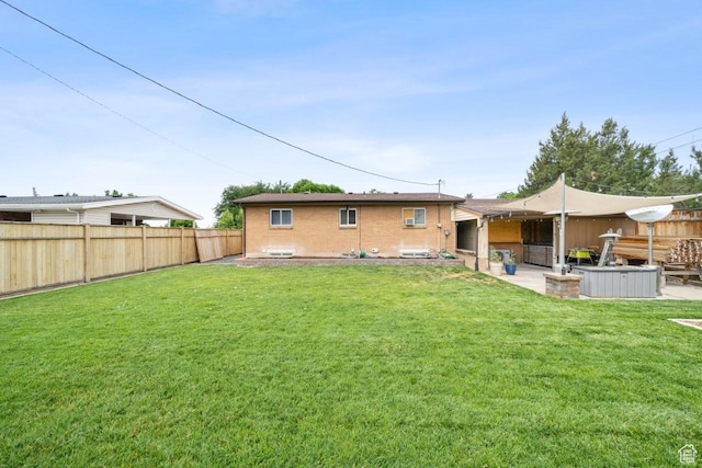 1856 N Alder St, Layton, UT 84041 - back of house featuring a fenced backyard and a patio area