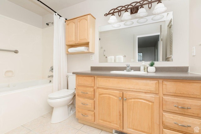 287 S 375 W, Providence, UT 84332 - full bath featuring tile patterned flooring, vanity, and shower / tub combo