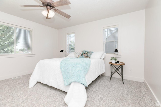 287 S 375 W, Providence, UT 84332 - bedroom with light carpet and ceiling fan