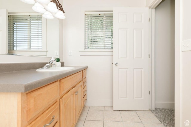 287 S 375 W, Providence, UT 84332 - bathroom with vanity and tile patterned flooring