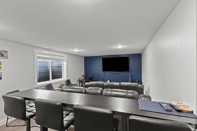 332 E 2475 N, North Logan, UT 84341 - living area with a textured ceiling and carpet