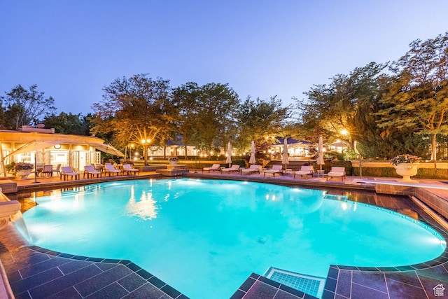 1384 N 450 E, Orem, UT 84097 - outdoor pool with a patio area