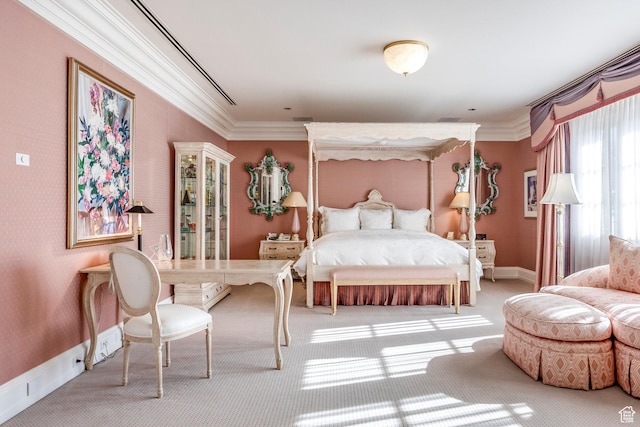 1384 N 450 E, Orem, UT 84097 - carpeted bedroom featuring ornamental molding and baseboards